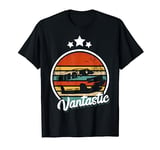 Retro Camper Van Life Vantastic - Vintage Vanlife T-Shirt