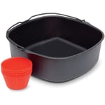  Non-Stick Baking Pan for Airfryer, Airfryer,Silicone Oven M UK