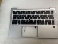 For HP EliteBook 840 Aero G8 M51617-081 Danish Danca Palmrest Keyboard Top Cover