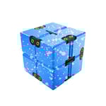 Metall Infinity Cube Anti Stress Aluminiumlegering Lätt att Spela Kontor Flip Cubic Fidget Toy genshin Vuxna Ångestlindring qiyi anpassad