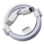 USB-C to Apple 8-Pin Charging Cable For iPhone iPad 2.4A 1M White Repair UK