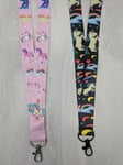 Set of 2 Unicorn Lanyards ID Cards Mobiles Keys Magical Unicorn Neck Strap UK