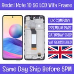 Xiaomi Redmi Note 10 5G Replacement LCD Display Screen Touch Digitizer W/ Frame
