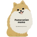 Greeting Life Notisblock Pomeranian