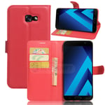 samsung Samsung A7 2017 PU Wallet Case Red