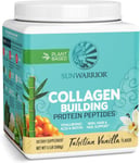 Sunwarrior Collagen Building Protein Peptides, Tahitian Vanilla, 500 G