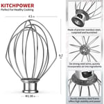 Wire Whisk Mixer for Kitchenaid K45WW Whip for' KSM90 KSM150