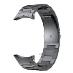 Passande för inga luckor Titan Metall Rem för Samsung Galaxy Watch 5 Pro 45mm 40mm 44mm Bälte Klockarmband för Samsung Watch4 Classic 46mm 42mm Klocka Str Gray R920 Watch 5 Pro