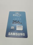 Samsung 256GB Evo Plus microSD card (SDXC) + SD Adapter Transfer Speed 130MBs