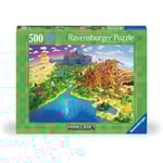 Ravensburger Pussel 500 Bitar World of Minecraft