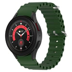 Samsung Galaxy Watch 5 40mm Sportigt Full-fit armband i silikon, grön