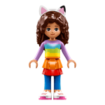 LEGO Gabby’s Dollhouse Gabby in Rainbow Cat Outfit Minidoll Minifigure 10787
