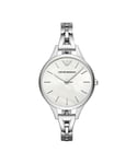 Emporio Armani AR11054 Womens Watch - Silver Stainless Steel - One Size