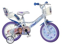 Dino Bikes 146RL-FZGB 14-Inch Frozen Bicycle Disney Kids, Blue