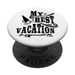 My Best Vacation Adventure Travel Beach Surf PopSockets Swappable PopGrip