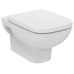 Ideal Standard i.Life A Wall Mounted Toilet with ProSys Frame and Cistern, Soft Close Toilet Seat and Dual Flushplate