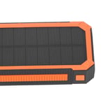 Solar Power Bank Orange 30000mAh 10W Wireless Charge PD Fast Charging SOS