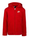 Nkn Club Fleece Fz Hoodie / Nkn Club Fleece Fz Hoodie Red Nike