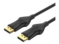 Unitek - DisplayPort-kabel - DisplayPort (hane) till DisplayPort (hane) - 1 m - 8K60Hz stöd, 1440p support 240Hz - svart