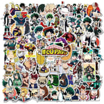 100 My Hero Academia klistermärken för vattenflaska, telefon, skateboard, laptop My Hero Academia