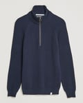 Peregrine Felix Quarter Zip Jumper Navy
