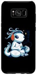 Coque pour Galaxy S8+ Gamer Axolotl - Mignons jeux vidéo sur ordinateur