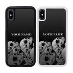 Skull Personalised Apple iPhone 12 Mini Rubber Case Compatible Cover