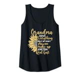 Womens Funny Mother's Day Grandma Can Make Up Something Real Fast Tank Top
