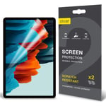 Olixar for Samsung Galaxy Tab S7 Plus Screen Protector Film - Anti-Scratch, Bubble Free, HD Clear Clarity TPU Flexible Film Full Coverage Case Friendly - Easy Application - Clear