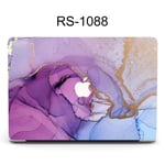 Convient pour étui de protection pour ordinateur portable Apple AirPro housse de protection pour macbook couleur marbre boîtier d'ordinateur-RS-1088- 2019Pro16 (A2141)