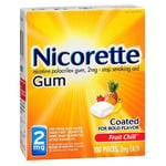 Nicorette Nicotine Polacrilex Gum 2 mg Fruit Chill 100 each By Abreva