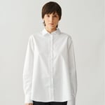Julie Josephine A-Shape Oversized Shirt - White