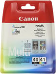 🔥 Genuine Canon PG-40/CL-41 Black & Colour Multipack - Boxed (VAT Inc) 🔥