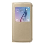 Samsung S-view Cover Till Galaxy S6 - Guld