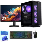 Sedatech Pack PC Gamer Advanced ATX Compact • AMD Ryzen 7 9800X3D • RTX4060 • 32Go DDR5 • 2To SSD M.2 • Windows 11 • Moniteur 27''