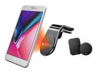 Techly - Magnethållare För Mobiltelefon - From 3.5" To 6.5" - Svart