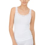 Calida Etude Toujours Tank Top Vit bomull Large Dam