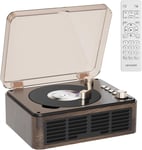 Lecteur Cd Bluetooth Avec Haut-Parleurs Et Radio Fm Lecteur Cd Vintage Lecteur De Cd Support Usb & Aux Playback Pour Livres Audio