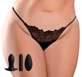 HOOKUP PANTIES Remote Lace Peel-a-Boo [XL-XXL]