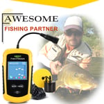 Color Screen Wired Fish Finder 100M Depth Sonar Echo Sounders Fishfinder H6U4