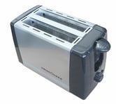 Swiss Lux by Milenco Low Wattage Stainless Steel Two Slice Compact Toaster