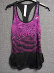 New Balance Accelerate Graphic Racer Back Running Tunic Size S DH015 KK 05