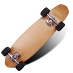 Complete Mini Cruiser Skateboard 27 inch with Sturdy Old School Deck and 4 PU Wheels for Adult Kids Beginners Girls Boys Highway Street Scooter (Color : D)