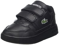 Lacoste T-Clip 222 1 Sui Sneaker, Blk, 3 UK Child