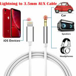 3.5mm Lightning To Jack Male Aux Adapter Cable For Iphone 7 8 11 X Xs Xr Ios13