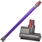 Vacuum Mini Motorised Turbine Brush for Dyson V7 SV11 + Purple Rod Wand Tube