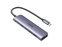 Ugreen 15214, Trådbunden, Usb 3.2 Gen 1 (3.1 Gen 1) Type-C, 100 W, Violet, Metallic, Microsd (Transflash), Sd, 64 Gb