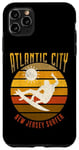iPhone 11 Pro Max New Jersey Surfer Atlantic City NJ Sunset Surfing Beaches Case