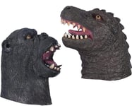 FUSTOO Godzilla Vs King Kong Hand Puppet, Animal Funny Interactive Hand Puppet Role Play Miniature, Soft Rubber Simulation Realistic Hand Puppet for Adults and Children (Godzilla and King Kong)