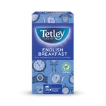 Tetley English Breakfast Tea Bags Individually Wrapped And Enveloped Pack 25
